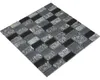 Glasmosaik mit Naturstein grau schwarz 31x32,2 cm Produktbild-Vorschau 6