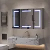 Armoire de salle de bain INONEFT avec miroir LED, éclairage Voir les images du produit 3