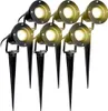 VINGO 6er Pack Gartenstrahler mit Erdspiess 4W GU10 LED Produktbild-Vorschau 1
