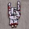Aufnäher - Zombie-Hand - weiß - Patch Produktbild-Vorschau 6