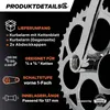 Vintage Singlespeed Tretkurbel 44 Zähne, Stahl, Silber, Produktbild-Vorschau 6