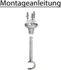 MDEKOR Deckenträger 1-läufig Kupfer Deckenhalter mit Produktbild-Vorschau 4