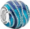 Pandora 797012ENMX Charm Blue Wellen Sterling Silber Produktbild-Vorschau 10