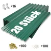 20x Profilblech Wellplatte 11m² Blech Metall Stahlblech Produktbild-Vorschau 1