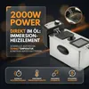 Sommertal Fritteuse 3L 2000W Edelstahl – Öl Fritteuse Produktbild-Vorschau 2