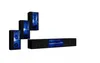 Ensemble meuble TV mural Switch XXII - L 240 x P 40 x H 170 Voir les images du produit 2
