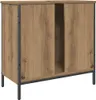 vidaXL Mobile lavabo Artisan rovere 60x30x60 cm materiale a Anteprima dell’immagine prodotto 5