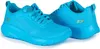 A pair of bright blue Skechers sneakers are shown against a white background. Podgląd zdjęcia produktu