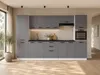 ULWEHOME | Küchenzeile 320 cm Anthrazit, Küchenmöbel-Set Produktbild-Vorschau 5