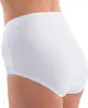 Damen high-waist hochgeschlossene Slip Hüftslip weiß Rückansicht Produktbild-Vorschau