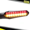 A close-up of a motorcycle LED turn signal light. Produktbild-Vorschau