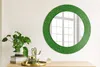 Ø50cm Spiegel - Glasrahmen mit Aufdruck - Wandspiegel Produktbild-Vorschau 3