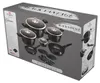 A product box for a cookware set, showing images of the cookware. Anteprima dell’immagine prodotto