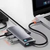 Baseus Metal Gleam 6in1 Hub, USB-C zu 3x USB 3.0 + HDMI + Produktbild-Vorschau 9