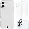 Bizon Case Clear Pack Hülle + 2x gehärtetes Glas + Linsen Produktbild-Vorschau 1