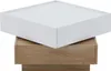 okwish Table basse fonctionnelle, plateau rotatif 360°, 2 Voir les images du produit 10