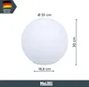MeLiTec Solarleuchte mit USB - Solar-Gartenlampe LED mit Produktbild-Vorschau 8