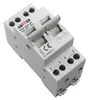 A white electrical circuit breaker with two switches. Produktbild-Vorschau
