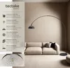 Obloukové světlo Arcus, ocel, retro styl, 60 W - černé Náhled obrázku produktu 3