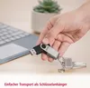 Hama USB-Stick Rotate, USB 2.0, 16GB, Schwarz/Silber Produktbild-Vorschau 5