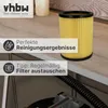vhbw Faltenfilter kompatibel mit Hikoki Hitachi WDE 3600, Produktbild-Vorschau 3