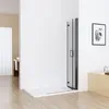 MIQU Nischentür 80 x 185 cm Walk in Duschabtrennung Faltbar Produktbild-Vorschau 4