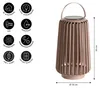 Dehner Solar-Laterne Amira Ø18 x H37 cm – LED Gartenlaterne Produktbild-Vorschau 2