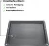 Backblech emailliert (Backwagen) HZ541000 (dunkelgrau) Produktbild-Vorschau 4