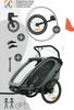 hauck 3in1 Fahrradanhänger Bike n' Walk Duo Dark-green Produktbild-Vorschau 27