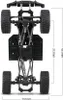 AUSTAR DIY 1/10 Auta na dálkové ovládání, RC auto, RC Náhled obrázku produktu 4
