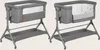Two identical baby cribs are shown side-by-side against a plain background. Produktbild-Vorschau