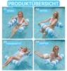 Aufblasbare Pool Hängematte 5er Set, Wasserhängematte mit Produktbild-Vorschau 2