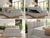 MKS MEBLE Boxspringbett 200 x 200 mit bettkasten NIRA KING, Produktbild-Vorschau 2