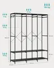 A diagram of an open wardrobe with dimensions and weight capacities indicated. Náhled obrázku produktu