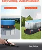 VEVOR Ovale Poolunterlage, 3,6x7,3 m, Bodenplane für Produktbild-Vorschau 4
