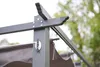 Angel Living 3X4M Pergola Pavillon en aluminium gris et Voir les images du produit 3