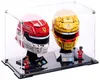 Vetrina nera per LEGO® 43022, 43014 – Caschi Ferrari HP Anteprima dell’immagine prodotto 1
