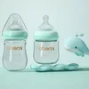 Glasflasche für Babys Anti-Kolik Set 2 Stück Blau 120 ml Produktbild-Vorschau 2