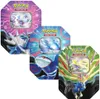 Three Pokemon trading card game tins featuring legendary Pokemon. Náhled obrázku produktu
