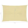 Voile d'ombrage 160 g/m² Beige 5x7 m HDPE Voir les images du produit 7