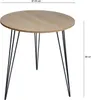 Beistelltisch Couchtisch rund Holz Metall Tisch Nachttisch Produktbild-Vorschau 4