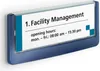 DURABLE Plaque de porte CLICK SIGN 149x52,5 mm, Bleu foncé, Voir les images du produit 5