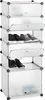 Scaffale per scarpe Relaxdays in plastica, sistema a 6 Anteprima dell’immagine prodotto 1