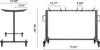 SucceBuy Chariot à chaises pliable, 181 kg, pour 42 chaises Voir les images du produit 8