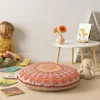 Marrakesch Boho Deko Bodenkissen Sitzkissen rund 60 x 15 cm Produktbild-Vorschau 5