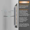 Badspiegel mit Beleuchtung 100×80cm Spezial Rund 3 Produktbild-Vorschau 8