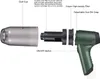An exploded view diagram of a handheld vacuum cleaner, showing its components and labels. Produktbild-Vorschau