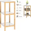 Étagère en bambou 3 niveaux Meuble de rangement avec Voir les images du produit 1