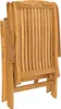 Sedie da giardino 2 pz. Regolabili in legno massiccio di Anteprima dell’immagine prodotto 9