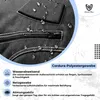 Motorradjacke textilien Kombi Jacke schwarz, Größe:54/XL Produktbild-Vorschau 6